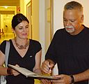 Joe Sample & Margit Rauner (JFW) backstage